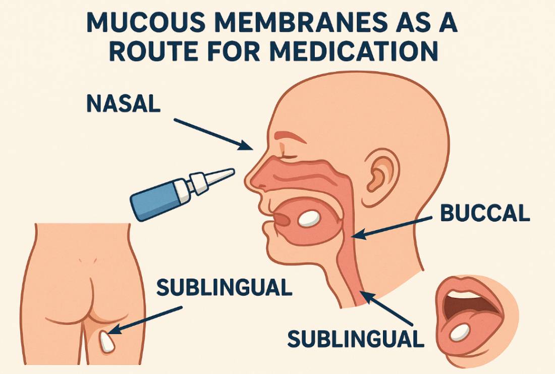 Mucous Membranes as a Route for Medication